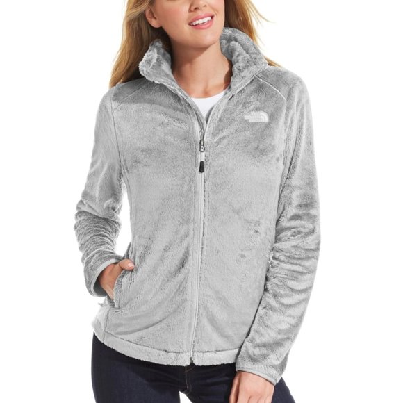 The North Face Women's Osito Gray Fleece Jacket Sz M/M - Picture 1 of 6